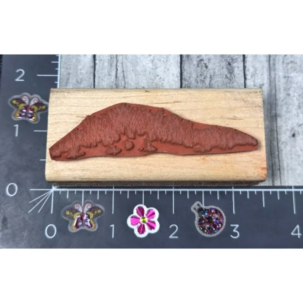 Rubber Stampede Grassy Hilltop Z251E Landscape Rubber Stamp Wood #P64